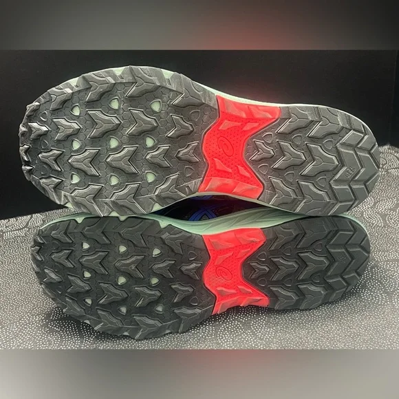 EUC - ASICS Men's Gel-Venture 9 Running Shoes Black/Tuna Blue Size:11.5 Ex-Wide - Picture 13 of 16